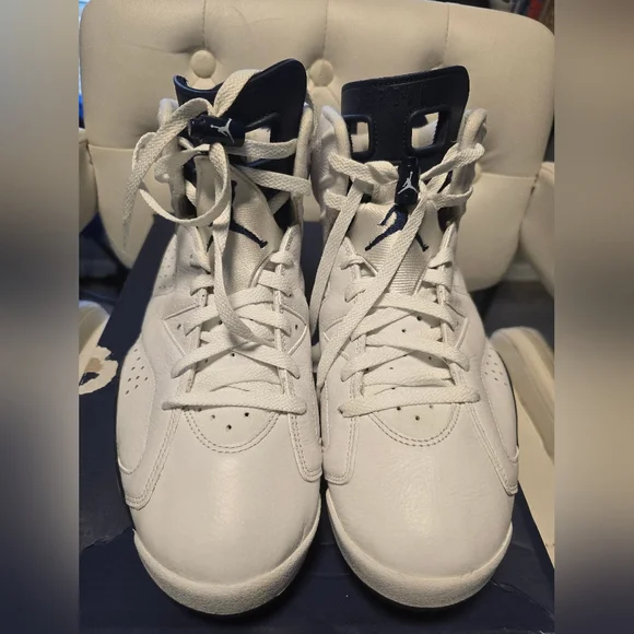 Midnight NAVY AIR JORDAN 6 ( GREAT CONDITION) - Picture 9 of 15